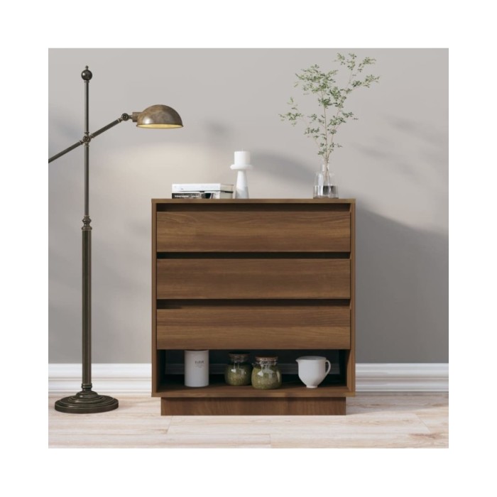 Buffet Chêne marron 70x41x75 cm Aggloméré