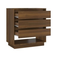 Buffet Chêne marron 70x41x75 cm Aggloméré