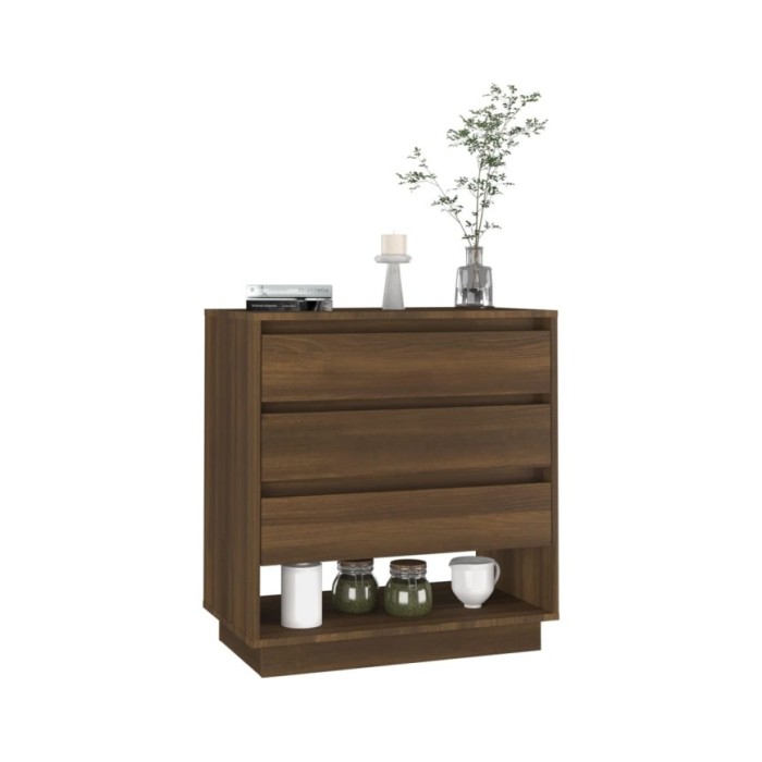 Buffet Chêne marron 70x41x75 cm Aggloméré