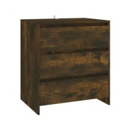 Buffet Chêne fumé 70x41x75 cm Aggloméré