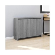 Buffet Sonoma gris 102x33x75 cm Aggloméré