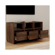 Meuble TV Chêne marron 102x37,5x52,5 cm Aggloméré