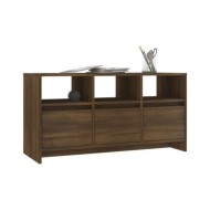 Meuble TV Chêne marron 102x37,5x52,5 cm Aggloméré
