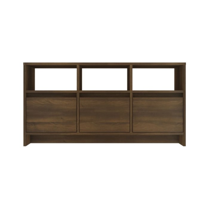 Meuble TV Chêne marron 102x37,5x52,5 cm Aggloméré