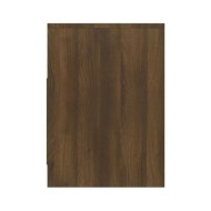 Meuble TV Chêne marron 102x37,5x52,5 cm Aggloméré