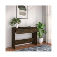 Table console Chêne fumé 100x35x76,5 cm Aggloméré 