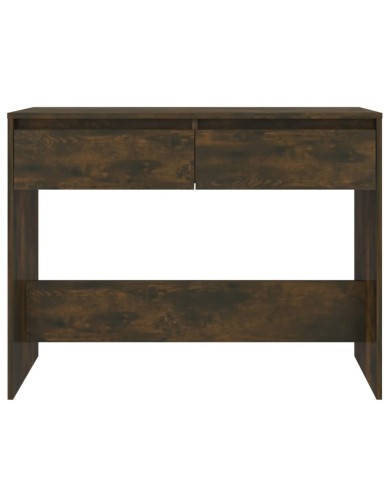 Table console Chêne fumé 100x35x76,5 cm Aggloméré 