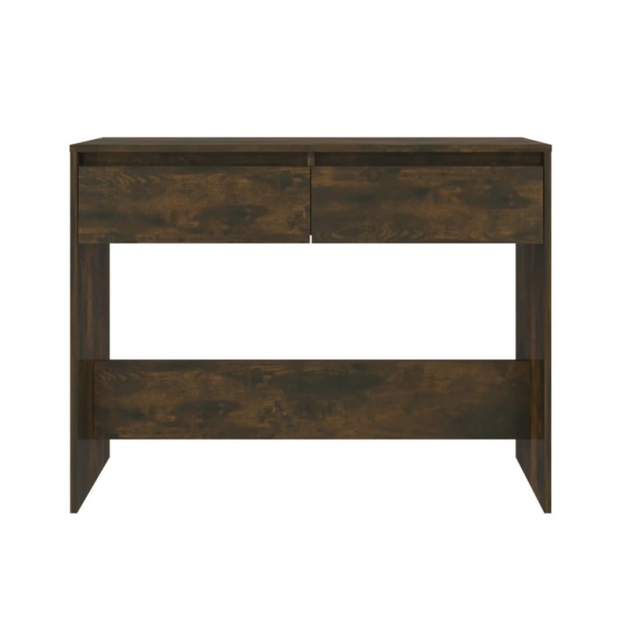 Table console Chêne fumé 100x35x76,5 cm Aggloméré 