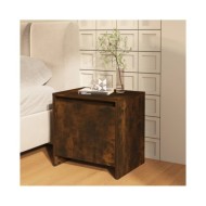 Tables de chevet 2 pcs Chêne fumé 45x34x44,5 cm Aggloméré