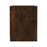 Tables de chevet 2 pcs Chêne fumé 45x34x44,5 cm Aggloméré