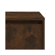 Tables de chevet 2 pcs Chêne fumé 45x34x44,5 cm Aggloméré