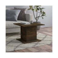 Table basse Chêne fumé 55,5x55,5x40 cm Aggloméré