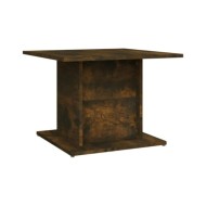 Table basse Chêne fumé 55,5x55,5x40 cm Aggloméré