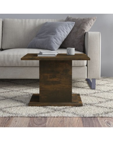 Table basse Chêne fumé 55,5x55,5x40 cm Aggloméré