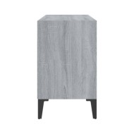 Meuble TV avec pieds en métal Sonoma gris 69,5x30x50 cm