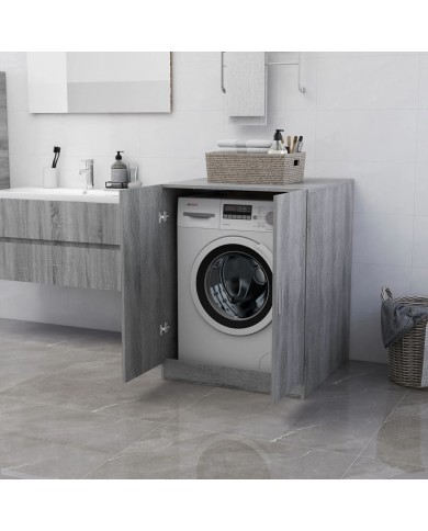 Meuble pour machine à laver Sonoma gris 71x71,5x91,5 cm