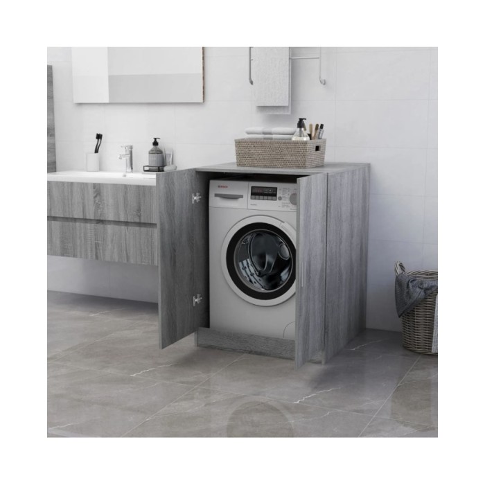 Meuble pour machine à laver Sonoma gris 71x71,5x91,5 cm