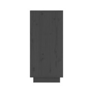 Buffets 2 pcs Gris 31,5x34x75 cm Bois massif de pin