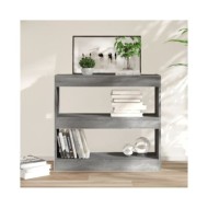 Bibliothèque/Séparateur de pièce Sonoma gris 80x30x72 cm
