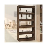Bibliothèque/Séparateur de pièce Chêne marron 80x30x166 cm