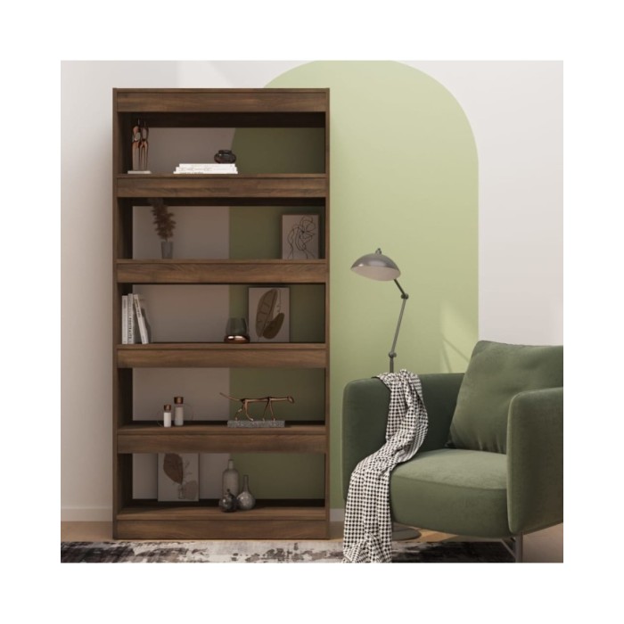 Bibliothèque/Séparateur de pièce Chêne marron 80x30x166 cm