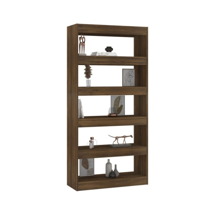 Bibliothèque/Séparateur de pièce Chêne marron 80x30x166 cm