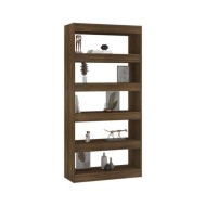 Bibliothèque/Séparateur de pièce Chêne marron 80x30x166 cm