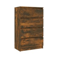 Buffet Chêne fumé 60x35x98,5 cm Bois d'ingénierie