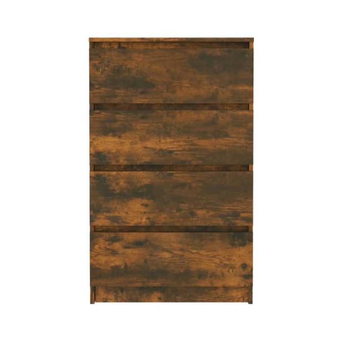 Buffet Chêne fumé 60x35x98,5 cm Bois d'ingénierie