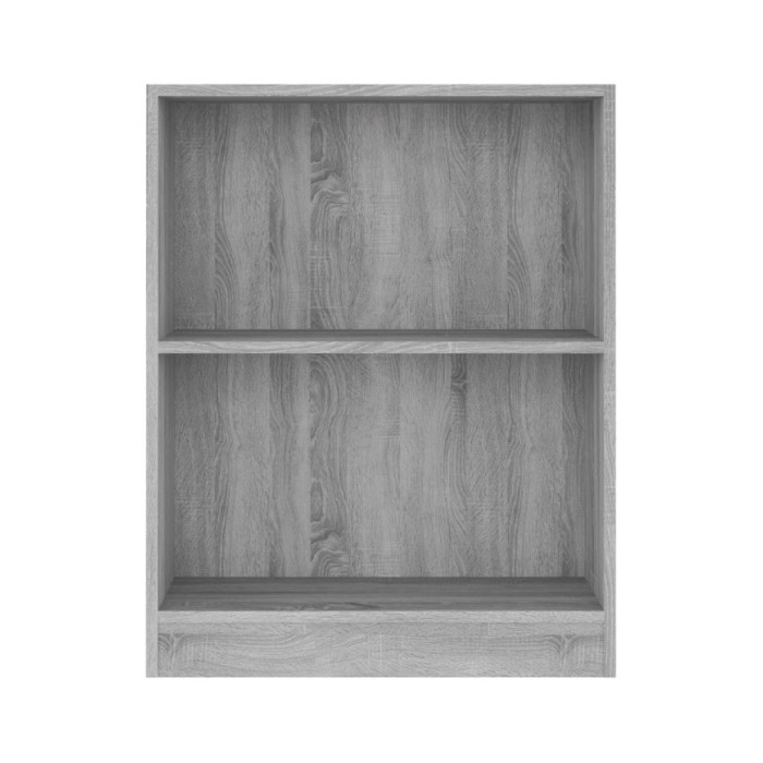 Bibliothèque Sonoma gris 60x24x74,5 cm Bois d'ingénierie