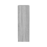 Bibliothèque Sonoma gris 60x24x74,5 cm Bois d'ingénierie