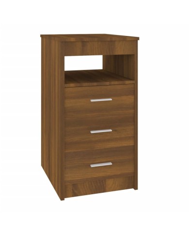 Armoire à tiroirs Chêne marron 40x50x76 cm Bois d'ingénierie