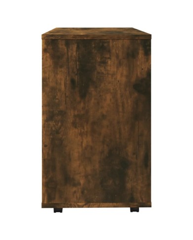 Table d'appoint Chêne fumé 70x35x55 cm Bois d'ingénierie