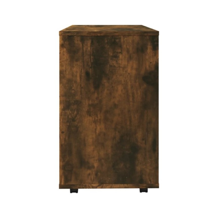 Table d'appoint Chêne fumé 70x35x55 cm Bois d'ingénierie