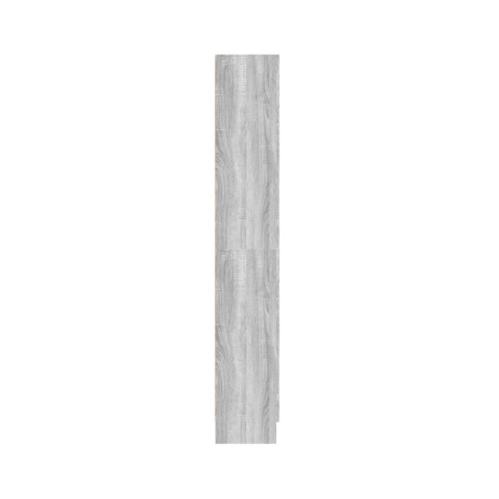 Bibliothèque Sonoma gris 82,5x30,5x185,5 cm Bois d'ingénierie