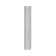 Bibliothèque Sonoma gris 82,5x30,5x185,5 cm Bois d'ingénierie