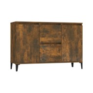 Buffet Chêne fumé 104x35x70 cm Bois d'ingénierie