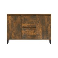 Buffet Chêne fumé 104x35x70 cm Bois d'ingénierie