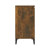 Buffet Chêne fumé 104x35x70 cm Bois d'ingénierie