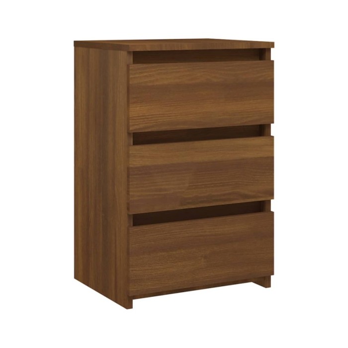 Table de chevet Chêne marron 40x35x62,5 cm Bois d'ingénierie