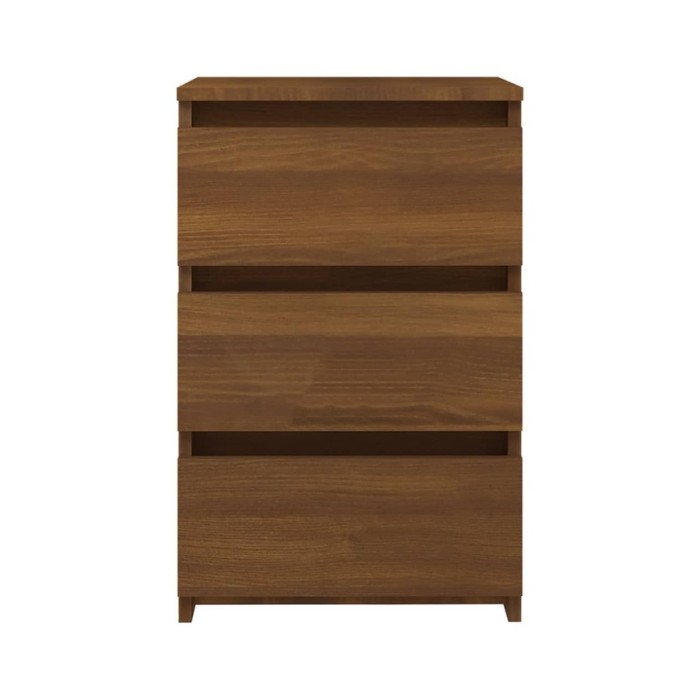 Table de chevet Chêne marron 40x35x62,5 cm Bois d'ingénierie