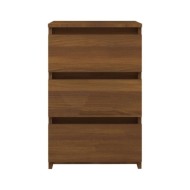 Table de chevet Chêne marron 40x35x62,5 cm Bois d'ingénierie