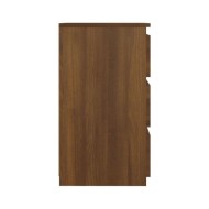 Table de chevet Chêne marron 40x35x62,5 cm Bois d'ingénierie