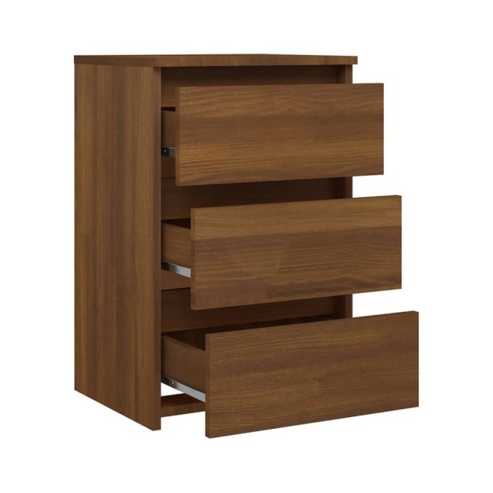 Table de chevet Chêne marron 40x35x62,5 cm Bois d'ingénierie