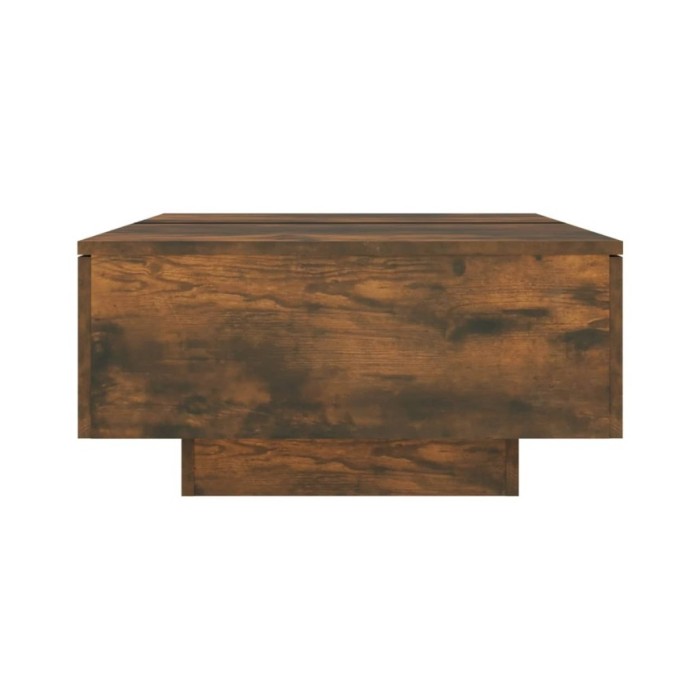 Table basse Chêne fumé 90x60x31 cm Bois d'ingénierie