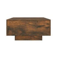 Table basse Chêne fumé 90x60x31 cm Bois d'ingénierie