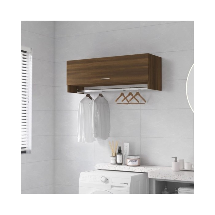 Garde-robe Chêne marron 100x32,5x35 cm Bois d'ingénierie