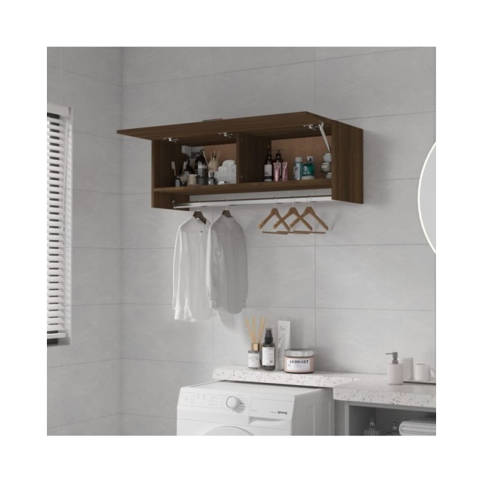 Garde-robe Chêne marron 100x32,5x35 cm Bois d'ingénierie
