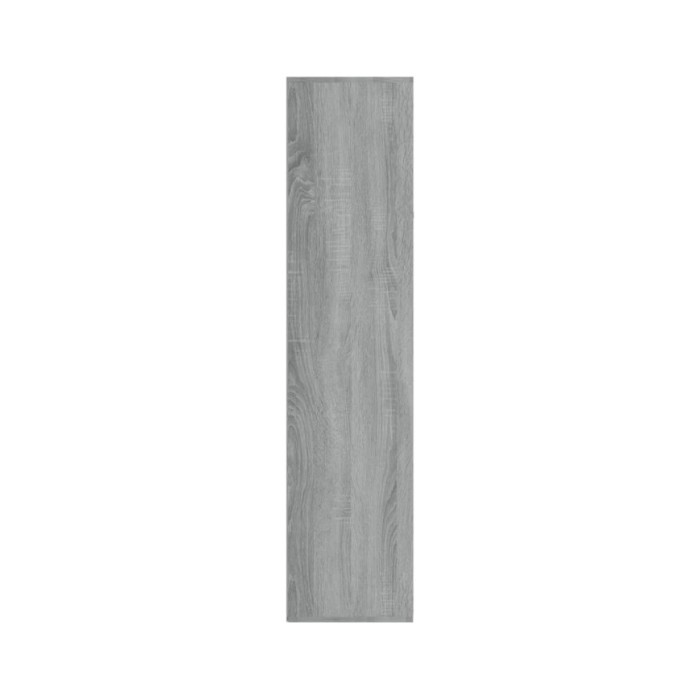 Bibliothèque/Buffet Sonoma gris 66x30x130 cm Bois d'ingénierie