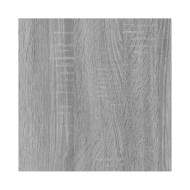 Bibliothèque/Buffet Sonoma gris 66x30x130 cm Bois d'ingénierie